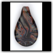 Marbled Pendant Black/Red Marbled Pendant Black/Red