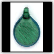 Reverse Embossed Pendant Green Reverse Embossed Pendant Green
