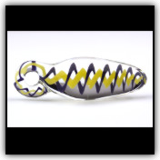 Latticino Pendant Blue/Yellow Latticino Pendant Blue/Yellow
