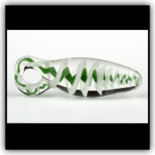 Latticino Pendant White/Green Latticino Pendant White/Green