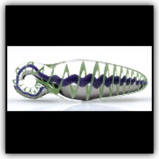 Latticino Pendant Green/Purple Latticino Pendant Green/Purple
