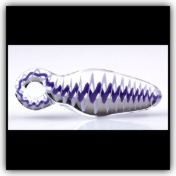 Latticino Pendant Lavender/Purple Latticino Pendant Lavender/Purple